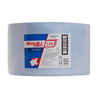 WYPALL® L-30 paños celulosa bobina azul 1 rollo x 750 hojas